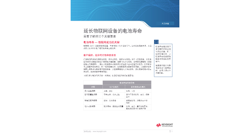 延长物联网设备电池寿命的 3 个关键要素